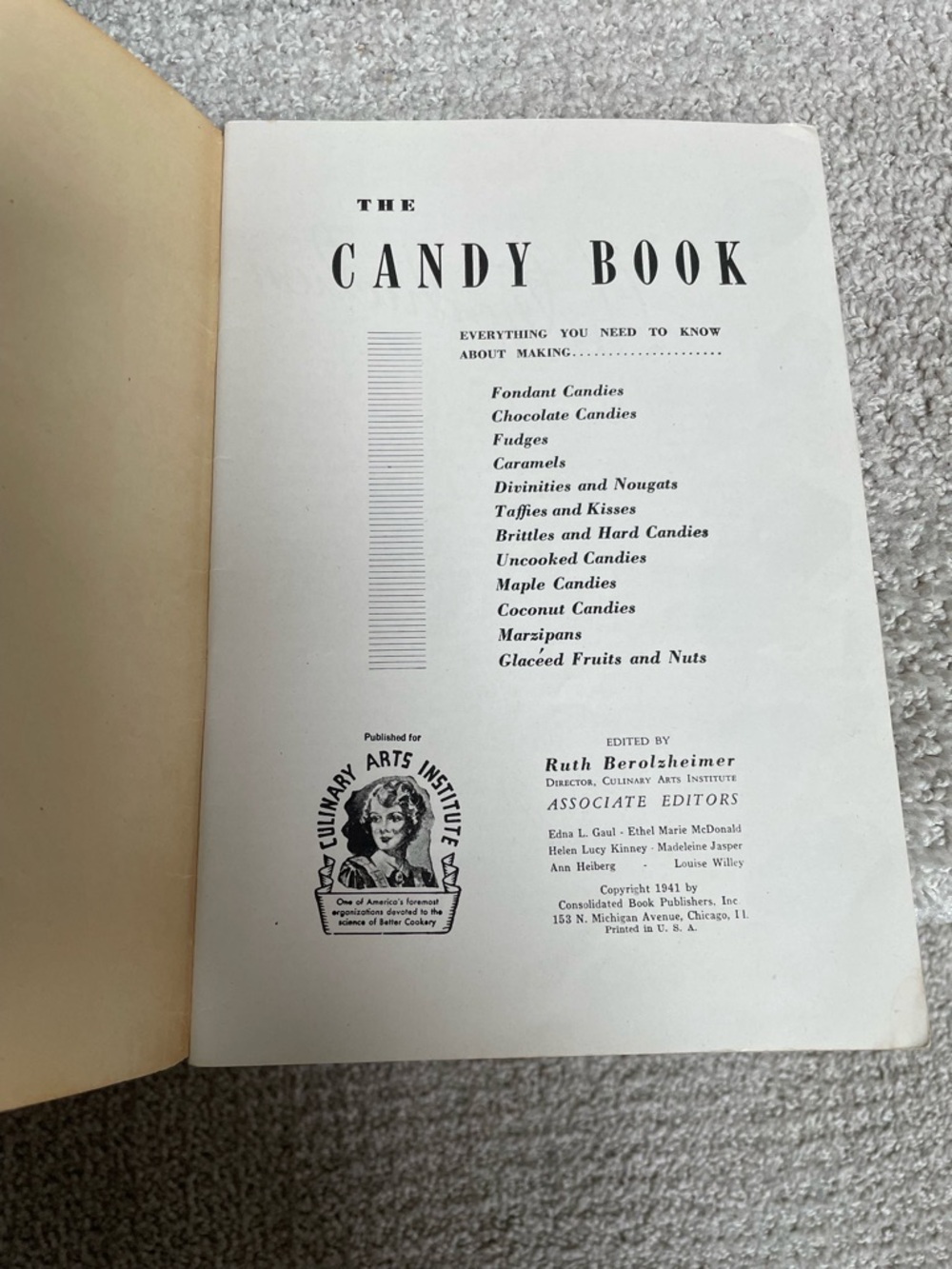 1940 1941 Vintage Dessert Cake Candy Pies Pastry Paper Cookbooks Baking Cooking - Picture 10 of 16